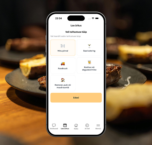 Catering erinevatele üritustele